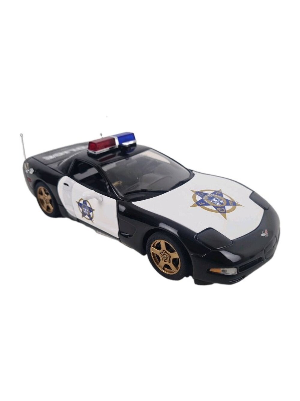 Franklin Mint Limited Edition 1999 Fop Corvette Police 1:24 Die Cast B11C401
